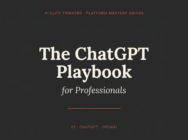 The ChatGPT Playbook