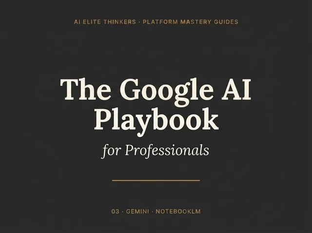 The Google AI Playbook
